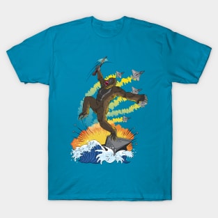 King Kong on the ocean T-Shirt